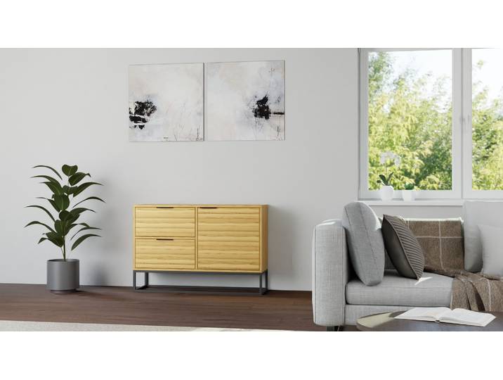Sideboard aus Massivholz Kernbuche Natur geölt