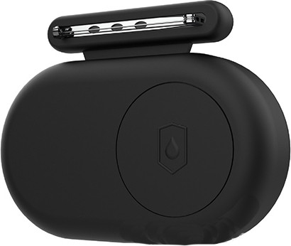 INF Beschermend antisliphoesje voor Galaxy Smart Tag 2 - Zwart