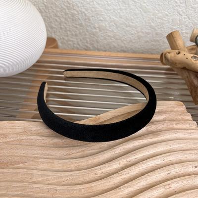 Modern Mode Marketplace Velvet Comfort Headband For Women & Girls Slim Velvet Headband Hair Accessory For Everyday Style black