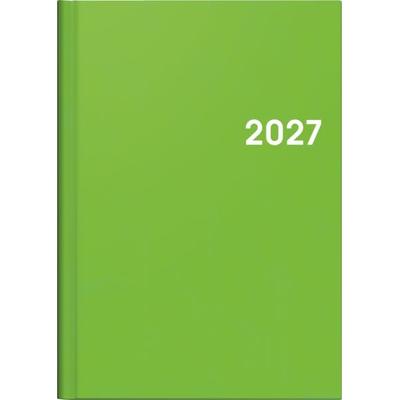 Buchkalender Mod. 796 2027, A5, Kunststoff, grün