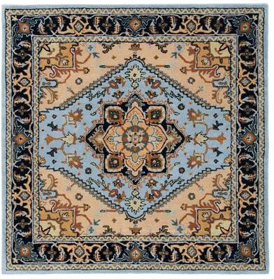 SAFAVIEH Handmade Heritage Asia Traditional Oriental Wool Rug