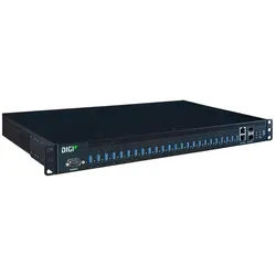 Digi AW24-G300 (USB-A, 24 Ports), Dockingstation + USB Hub, Schwarz