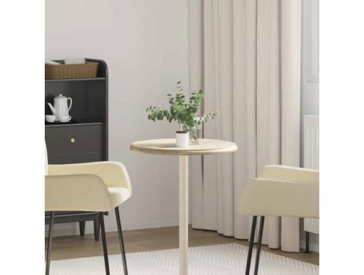 LPERTGFHU Marmor Tischplatte Rund Ø50 cm Creme - Ersatzplatte Naturstein Robustes Steinmaterial, Vielseitig einsetzbar, Stilvolles Design