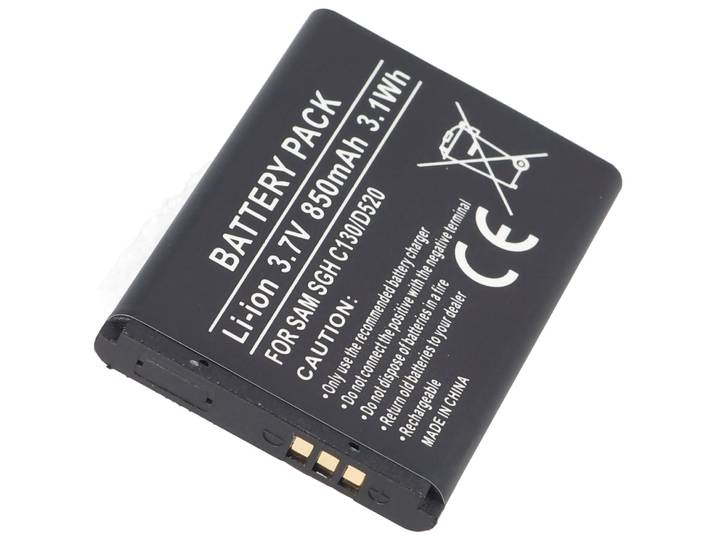 AccuCell batterij - Samsung SGH-D520 - BST3108BECSTD - 800mAh