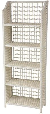 "Red Lantern 53"" Natural Fiber Shelving Unit"