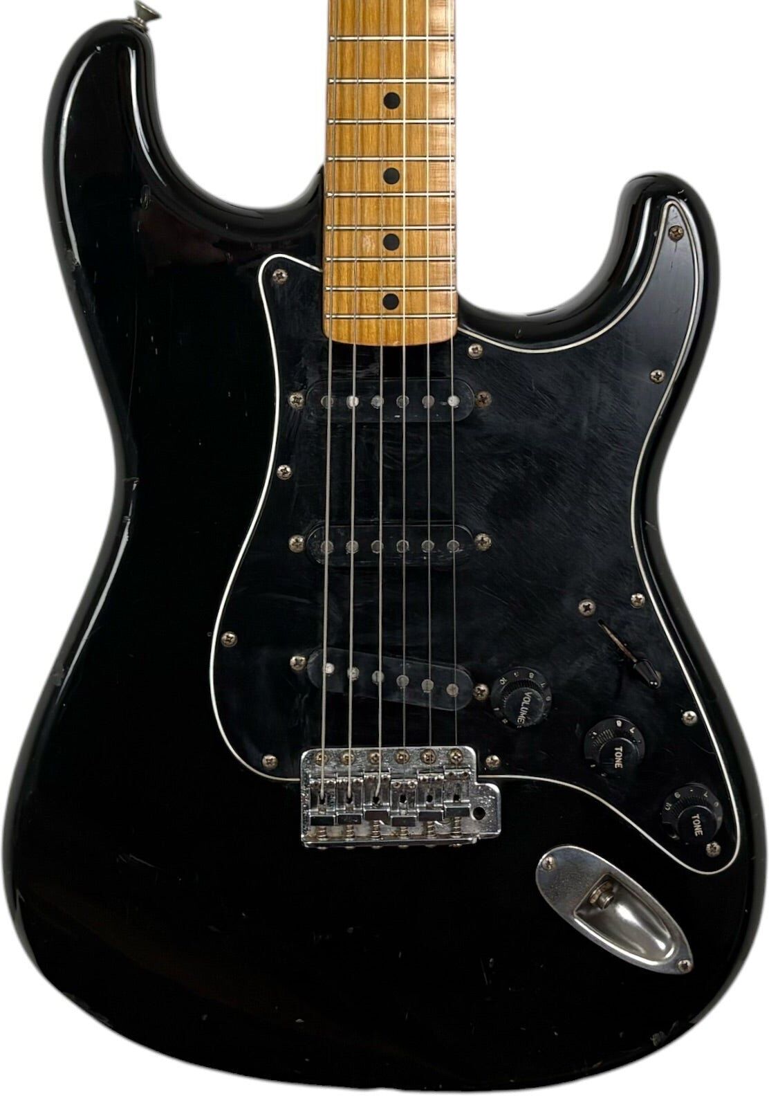 Squier by Fender Japan JV Stratocaster 1983   schwarz - Refurbished