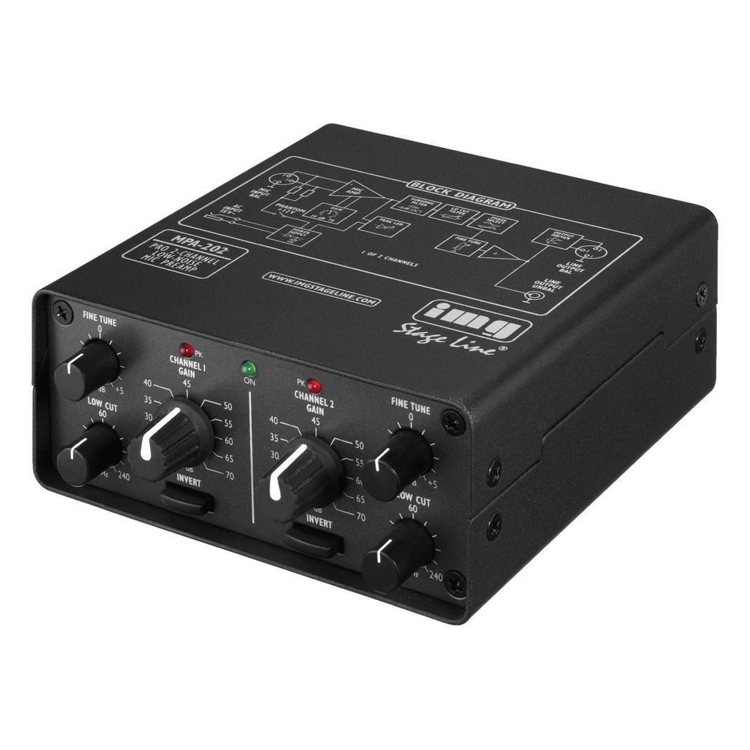 Img Stage Line MPA-202 Mikrofonvorverstärker (Vorverstärker) (MPA-202)