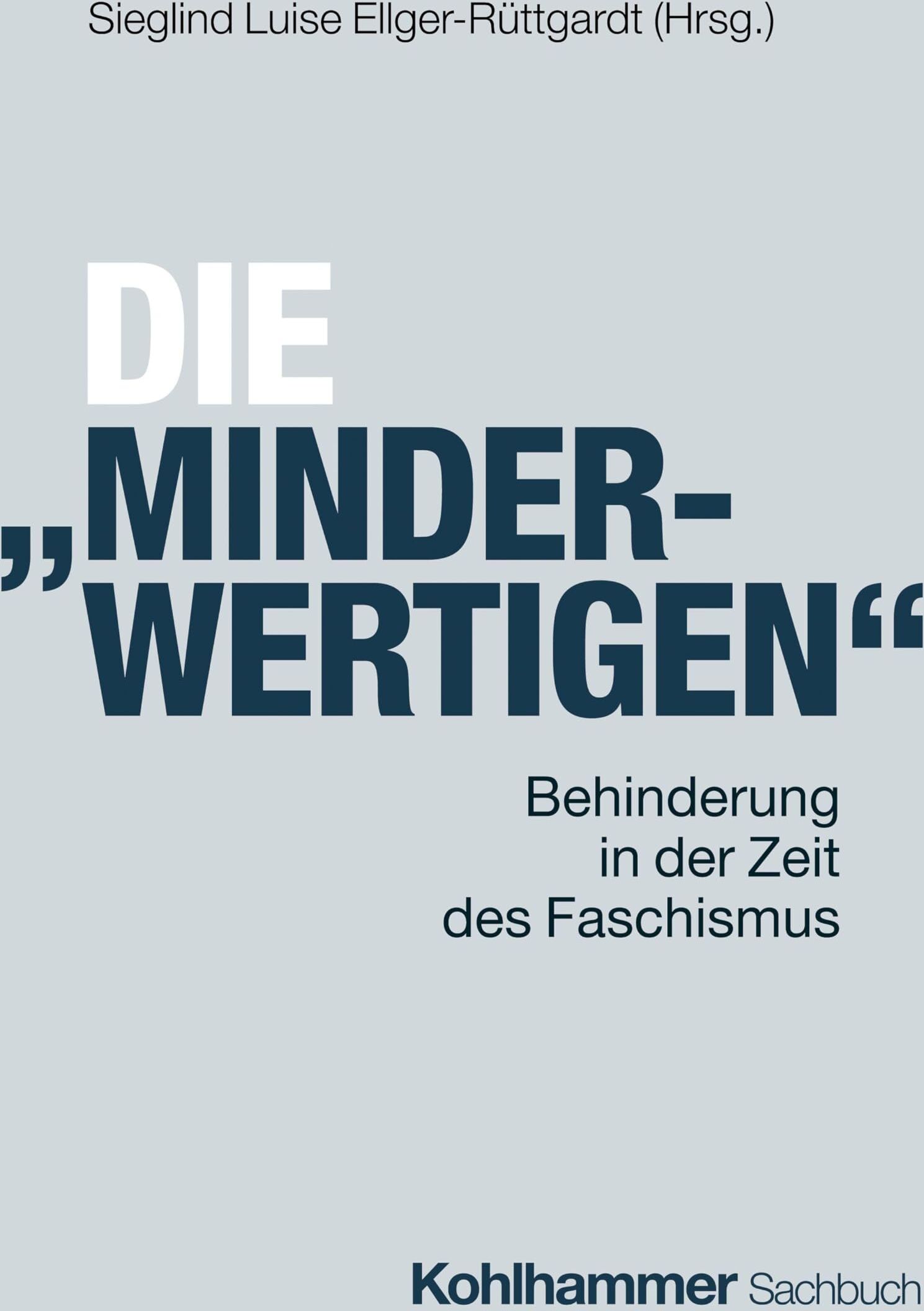 Die Minderwertigen: Behinderung in der Zeit des Faschismus - Preis vom 09.10.2026 07:28:09 h