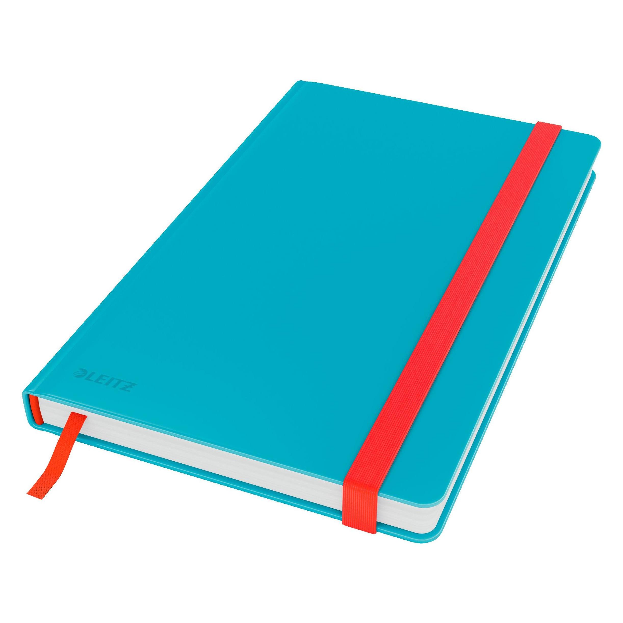 Leitz Notizbuch Cosy 14.8 x 21 cm, Kariert, Blau (A5, Kariert, Harter Einband) (4454-00-61)