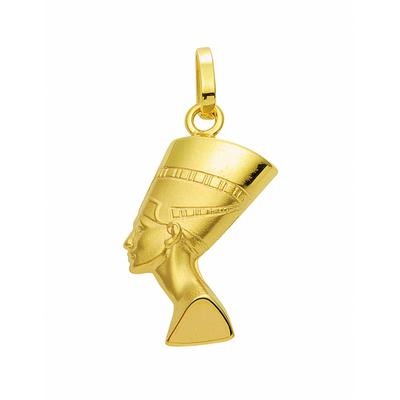 Kette mit Anhänger ADELIA´S "Damen 333 Gold Anhänger Nofretete", gold, Halsketten, Damen, Gold, Schmuckset - Set mit Halskette