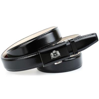 Ledergürtel ANTHONI CROWN, Damen, Gr. 85, schwarz, Leder, unifarben, Gürtel Ledergürtel, mit filigraner Glas-Schließe