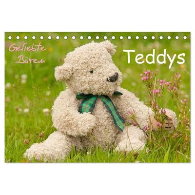 Geliebte Bären - Teddys (Tischkalender 2026 DIN A5 quer), CALVENDO Monatskalender