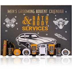 accentra Adventskalender BATH & BODY SERVICES in rechteckiger Box