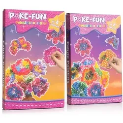 Kreativ-Set Fabric Painting Blumenstecker zum nachlegen 50tlg.