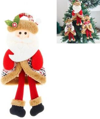 Inspired Deals Christmas Cartoon Plush Christmas Doll Christmas Tree Ornament Hanging Decoration senior