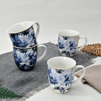 STP Goods Moonlight Bone China Mug Set of 4 in Gift Box