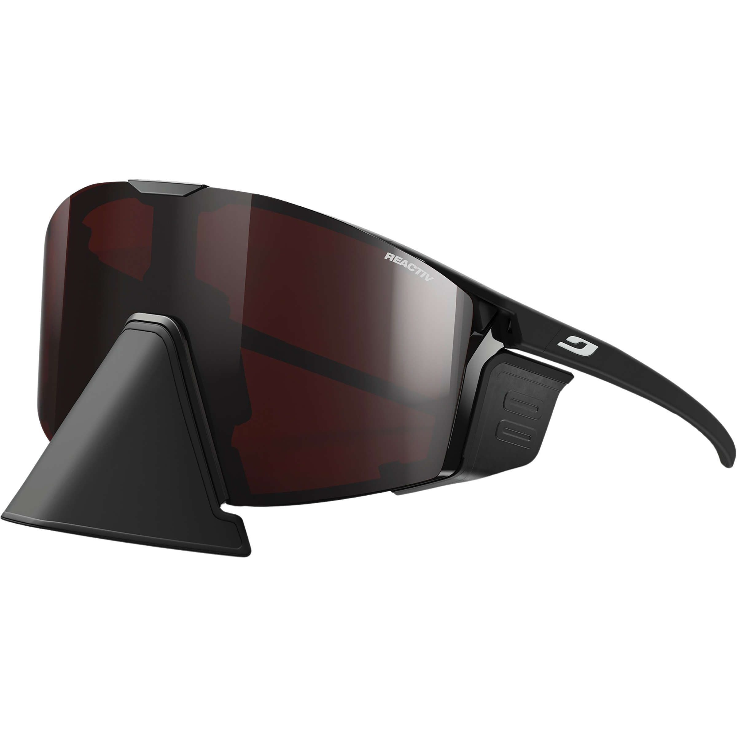 Julbo Edge Cover Reactiv 0-4 HC Gletscherbrille Gletscherbrillen schwarz Größe L Bergsteigen | Expedition | Hochtour