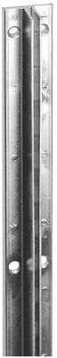 Econoco - SSRBZ8 - 8' Black Heavy Duty Line Recessed Slotted Standard for Slatwall Sold in Pack of 5