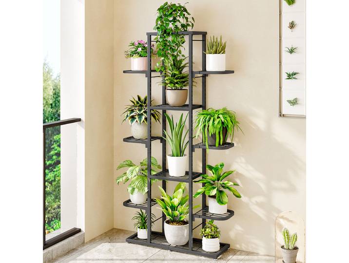 Support pour plantes, 5 niveaux/7 niveaux, antidérapant, coin étanche, grands supports de fleurs pour intérieur et extérieur, salon, balcon, jardin, Patio