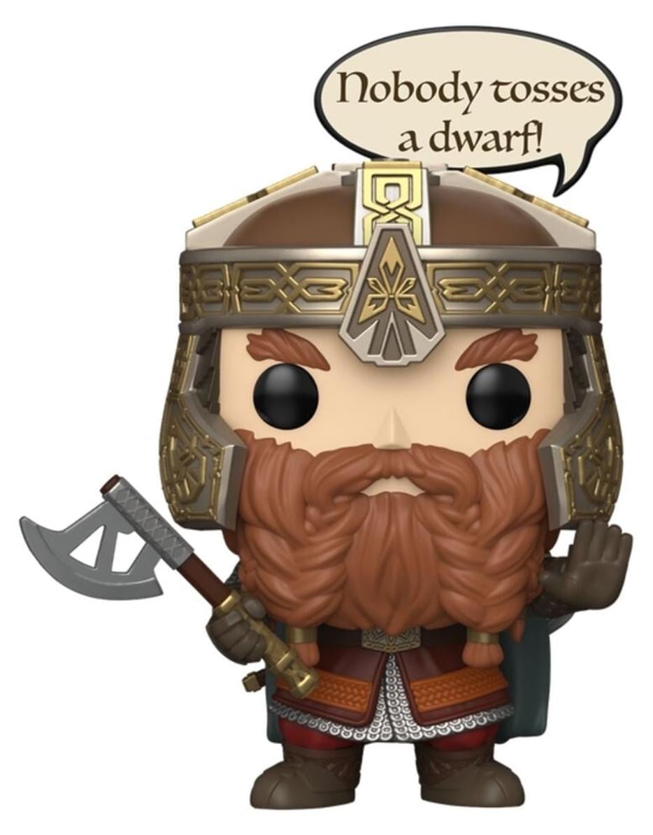 Funko Pop! Films Lord of the Rings Gimli met spreekbel #2028