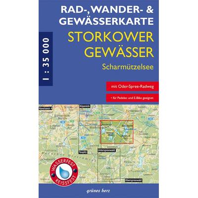 Rad-, Wander- & Gewässerkarte Storkower Gewässer, Scharmützelsee, Sonstige von , Grünes Herz, 978-3-86636-413-4