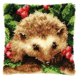 Knüpfkissen "Igel"