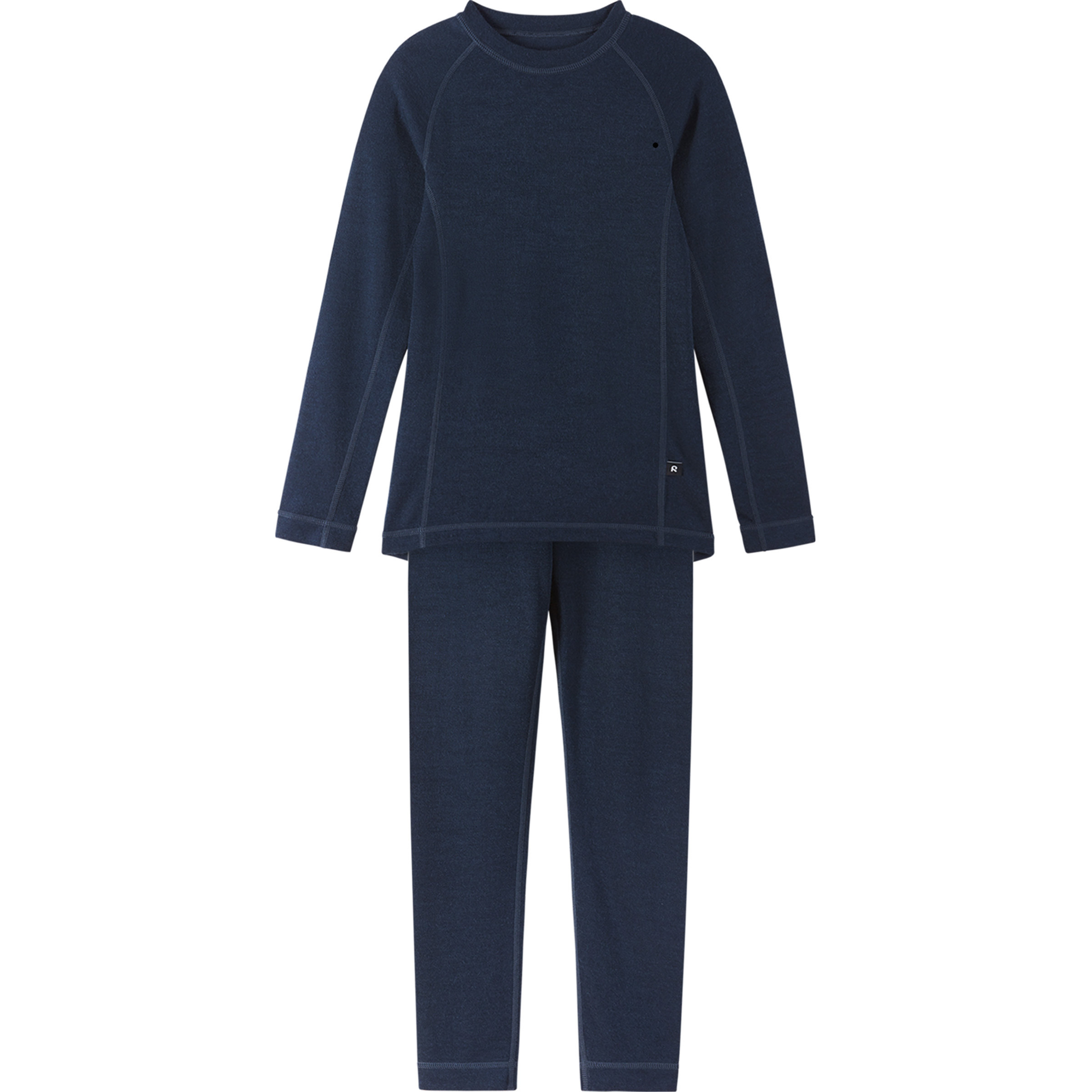 reima Taitoa Unterwäsche Set Kinder Skiunterwäsche blau Größe 140 Skifahren Hautfreundlich Merinowolle | Lyocell (Tencel)