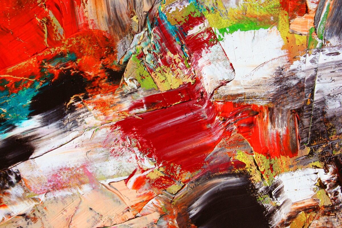 Fototapete PAPERMOON "Moderne Abstracts", bunt, B:4m L:2,6m, Vlies, Tapeten, Fototapete bunt B/L: 4m x 2,6m, Rollen: 1