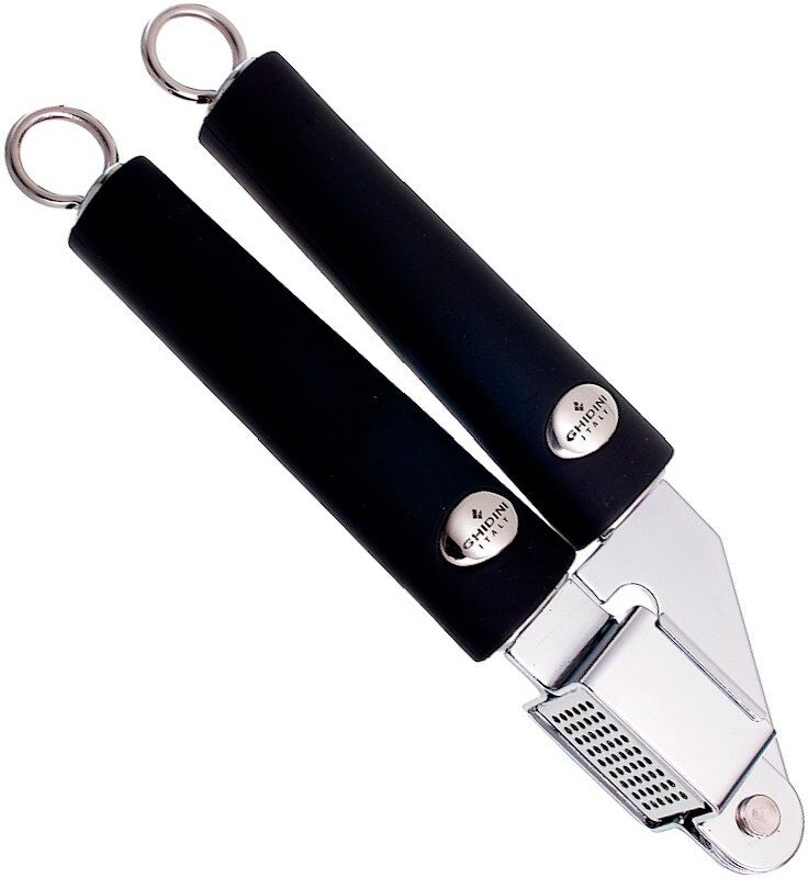 Spremi aglio Ghidini Cipriano 1703 TWIST Cromo e Nero