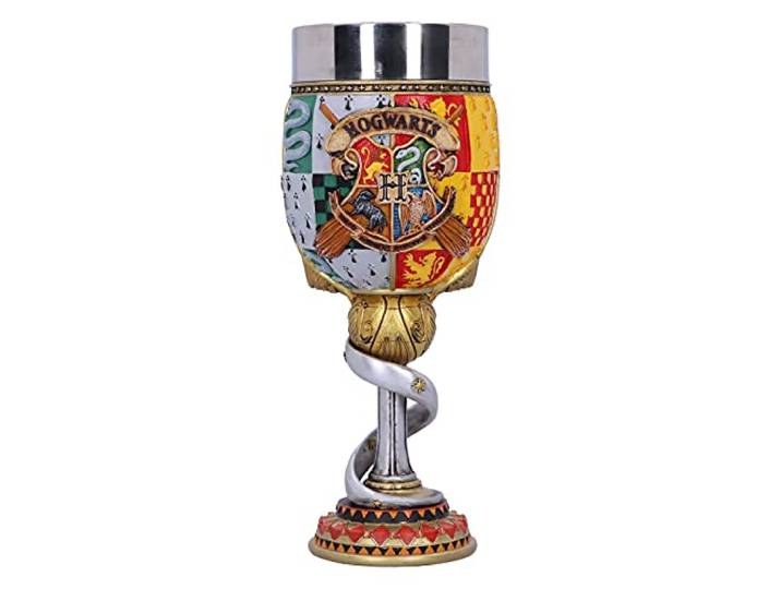 Nemesis Now B5615T1 Harry Potter – Coupe de Collection – Motif : Quidditch Vif d'or – Cadeau pour Fan et Passionné – Qualité Supérieure – Jaune et argenté – 19\,5 CM\, Résine\, 19\,5cm