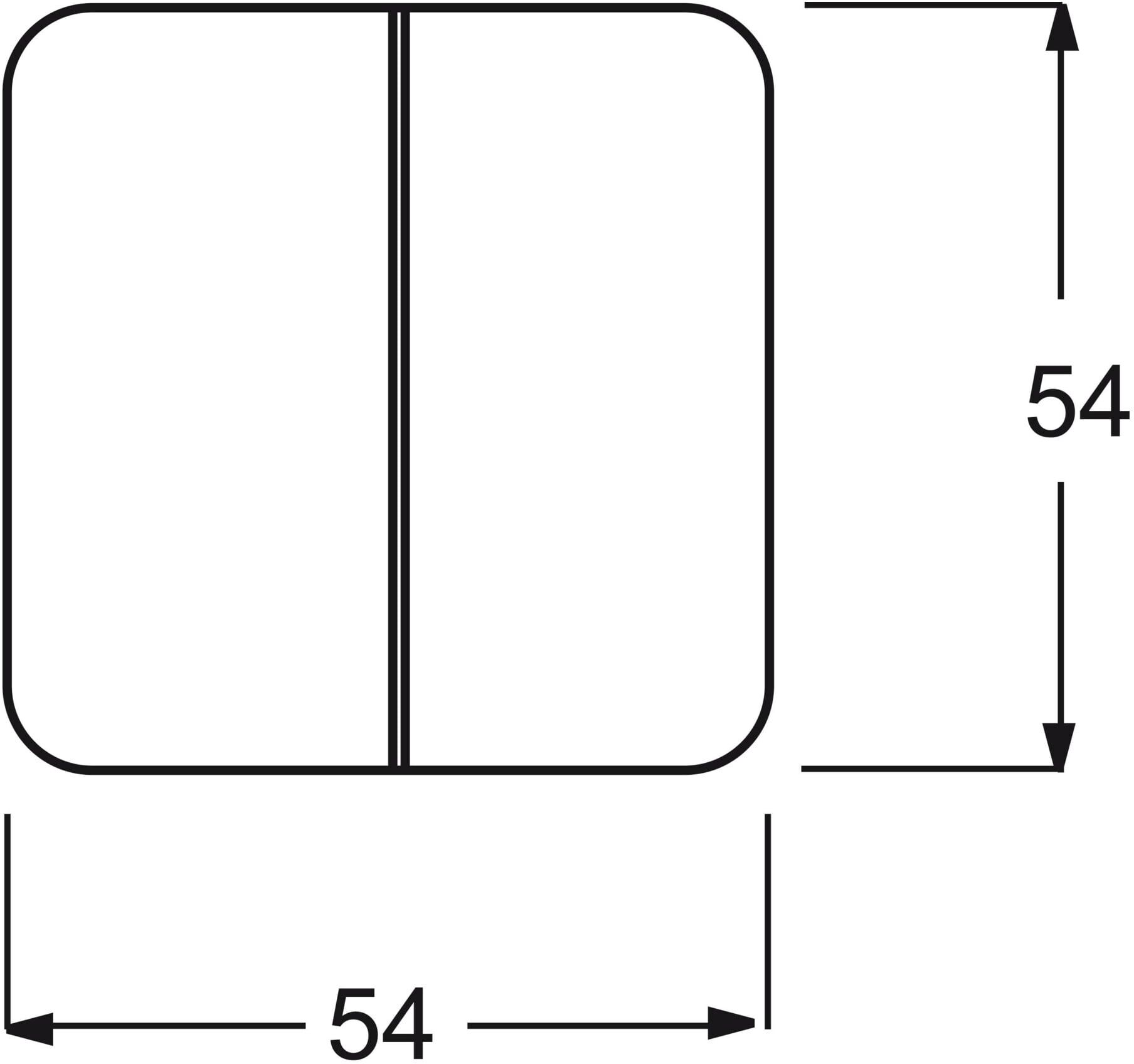 Busch-Jaeger Wippe aws SI/Reflex SI 2545-214 (2CKA001434A0562)