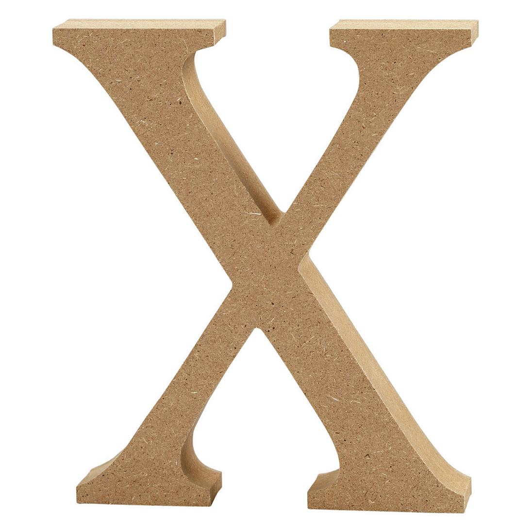 Creativ Company Letter X MDF 8cm, 1st. (5712854004138)
