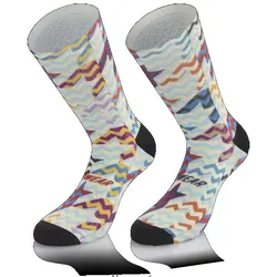 MB Wear, Unisex, Sportsocken, Fun (L), Weiss