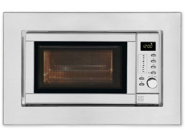 exquisit Einbau-Mikrowelle EMW 19-7 G, 20 l, Schonend Auftauen,schnell Aufwärmen, Grillen-einfach per Knopfdruck