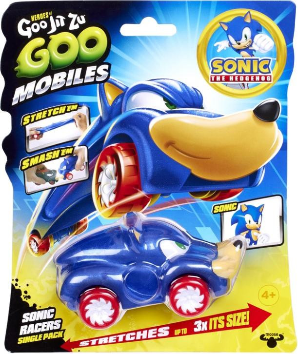 Moose Enterprise Goo Jit Zu Goo Mobiles Sonic Speed Star opblaasbaar speelgoed blauw