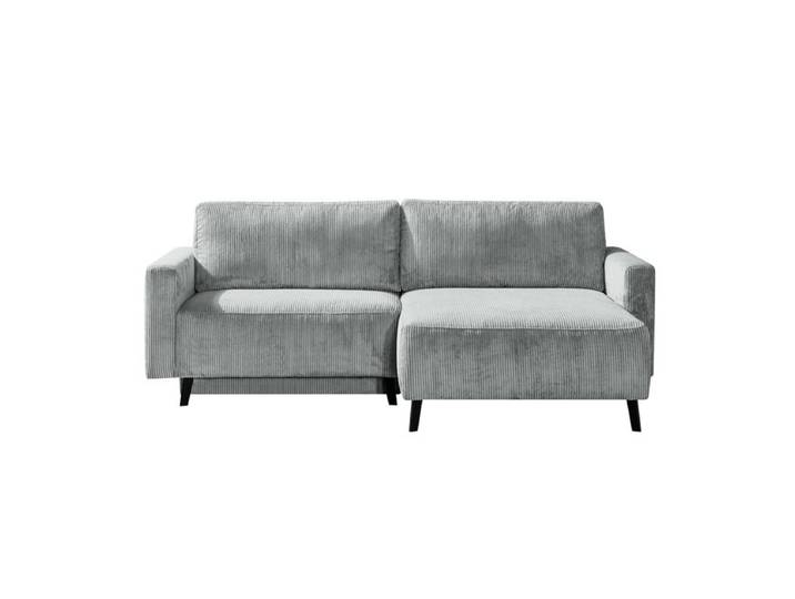 Dixx Divani Ramhusen Schlafsofa mit Cordbezug und Bettkasten - C