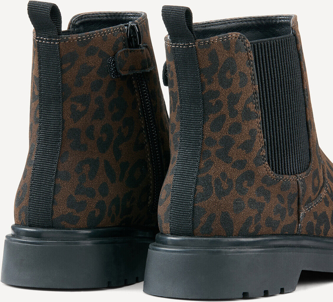 LA REDOUTE COLLECTIONS Boots élastiquées léopard, semelle épaisse