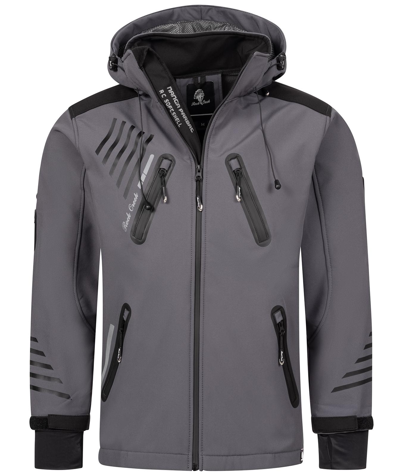 Rock Creek Jacke Anthrazit