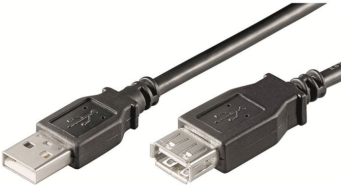 CABO EWENT USB 2.0 A/A  M/F 1M