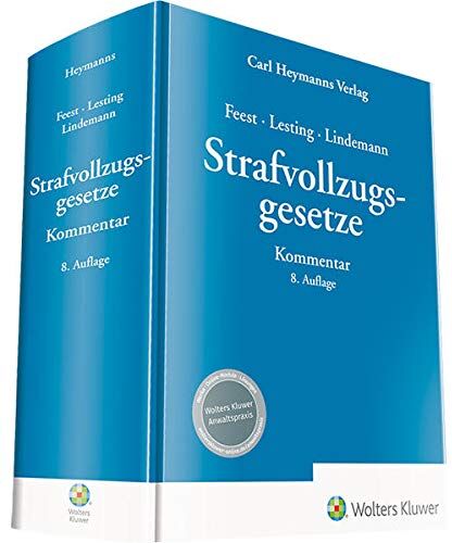 Johannes Feest - Strafvollzugsgesetze: Kommentar - Preis vom 30.09.2026 09:01:18 h