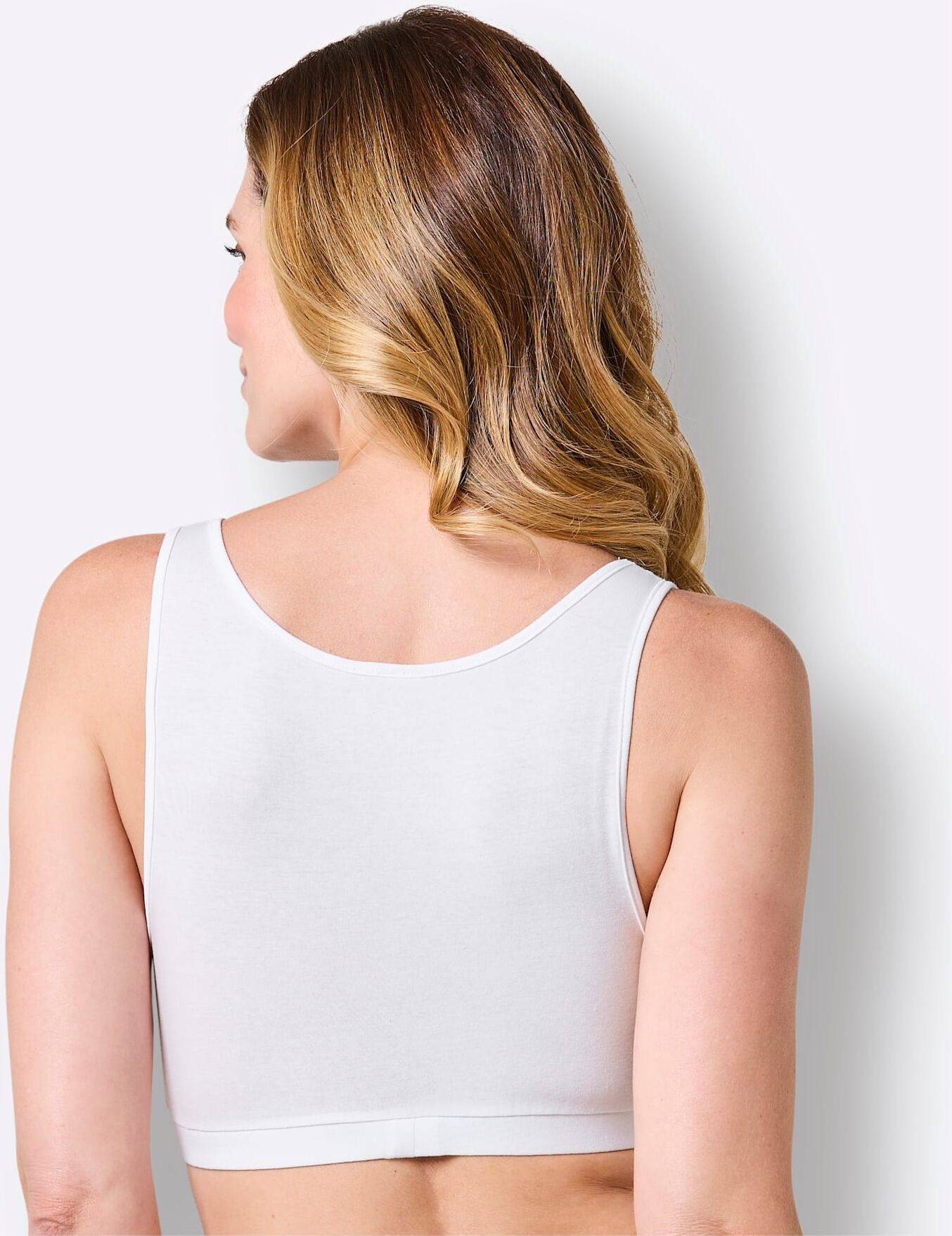 Bustier WÄSCHEPUR, Damen, Gr. 38, weiss (weiß), 95% Baumwolle, 5% Elasthan, BHs Bustier weiß 38