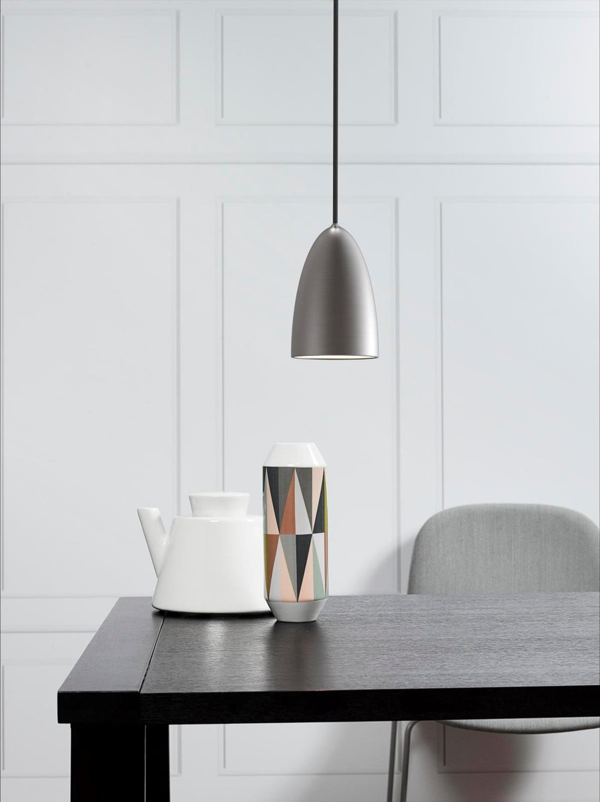 Nordlux Nexus 10 LED Pendellamp, Geborsteld Staal, 8W