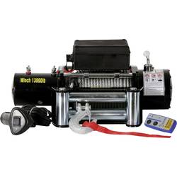 Berger & Schröter Seilwinde 31807 Zugkraft (rollend)=11.8 kg Funk-Fernbedienung, inkl. Rollenfenster, Kabel-Fernbedienung