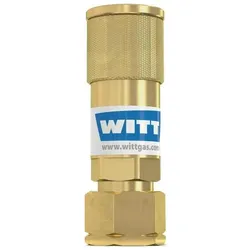 Witt, Schweissgerät Zubehör, Schlauchkupplung SK 100-3 Brenngas G 3/8′′ LH MG Körper