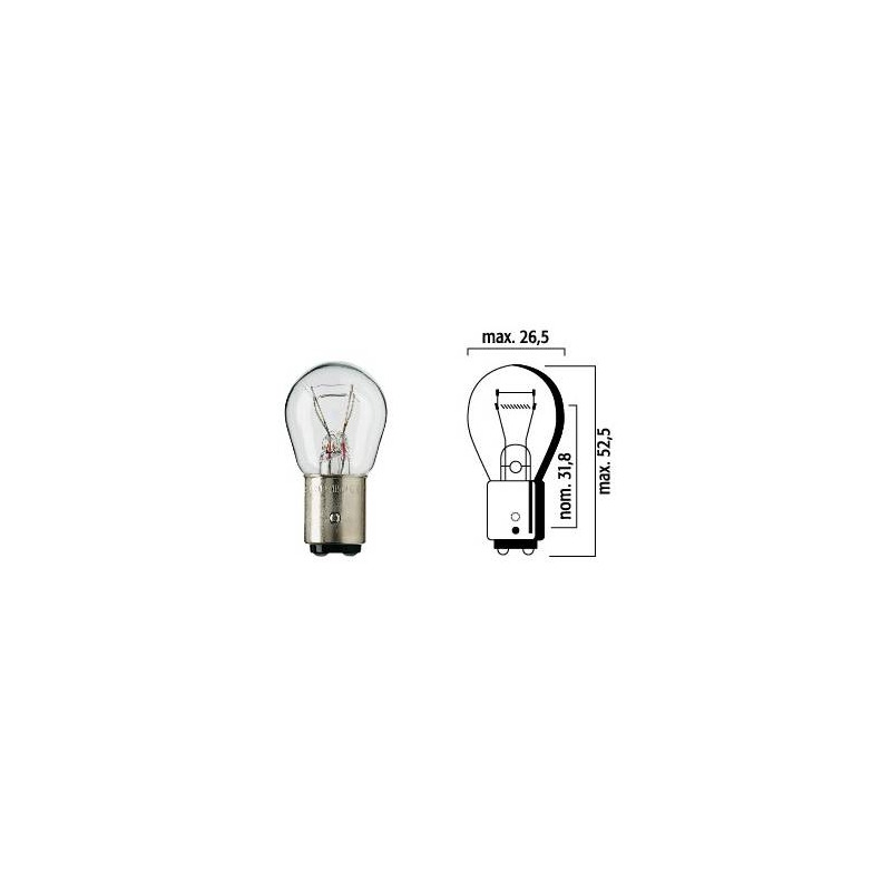 Ampoule Flosser 6V 10/3W BAY15D
