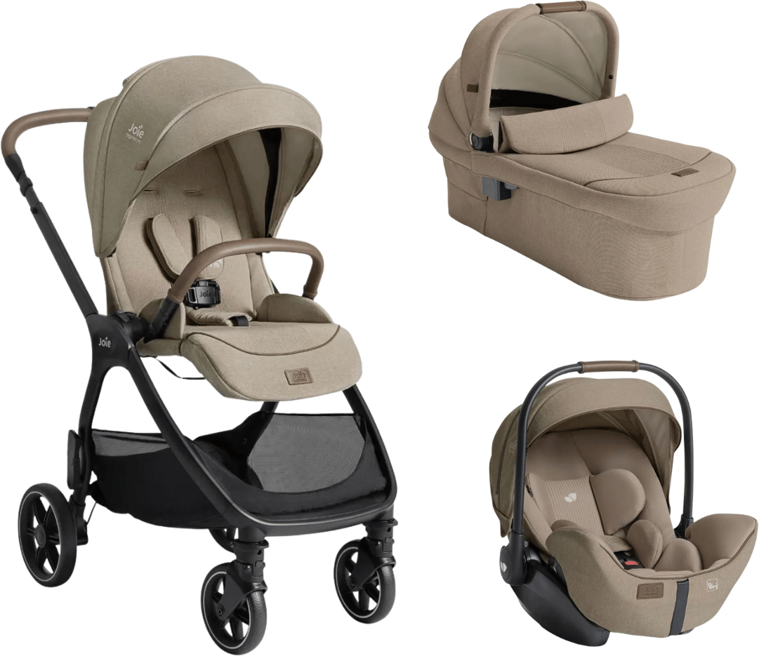 Joie Cochecito 3 en 1 Valora con Ramble XL y i-Level Pro - Sandstone