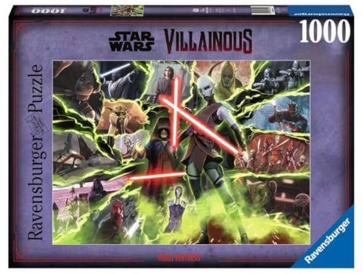 Ravensburger Puzzle 17341 - Asajj Ventress - 1000 Teile Star Wars Villainous Puzzle für Erwachsene und Kinder ab 14 Jahren