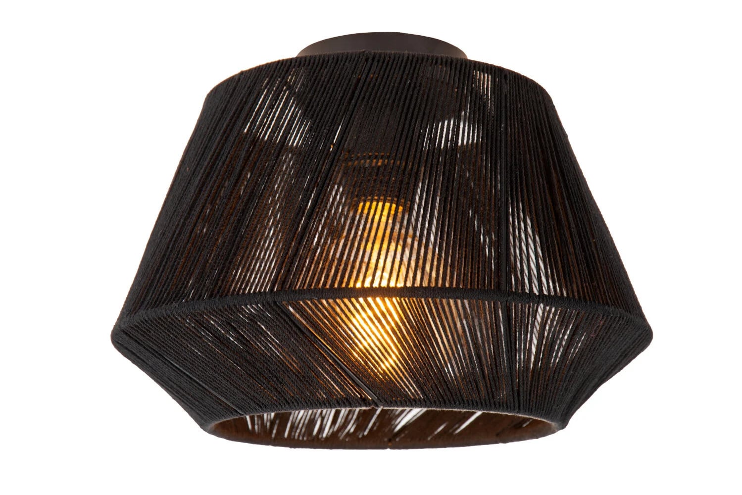 Lucide Jessica Plafondlamp - Zwart - Ø 30 cm