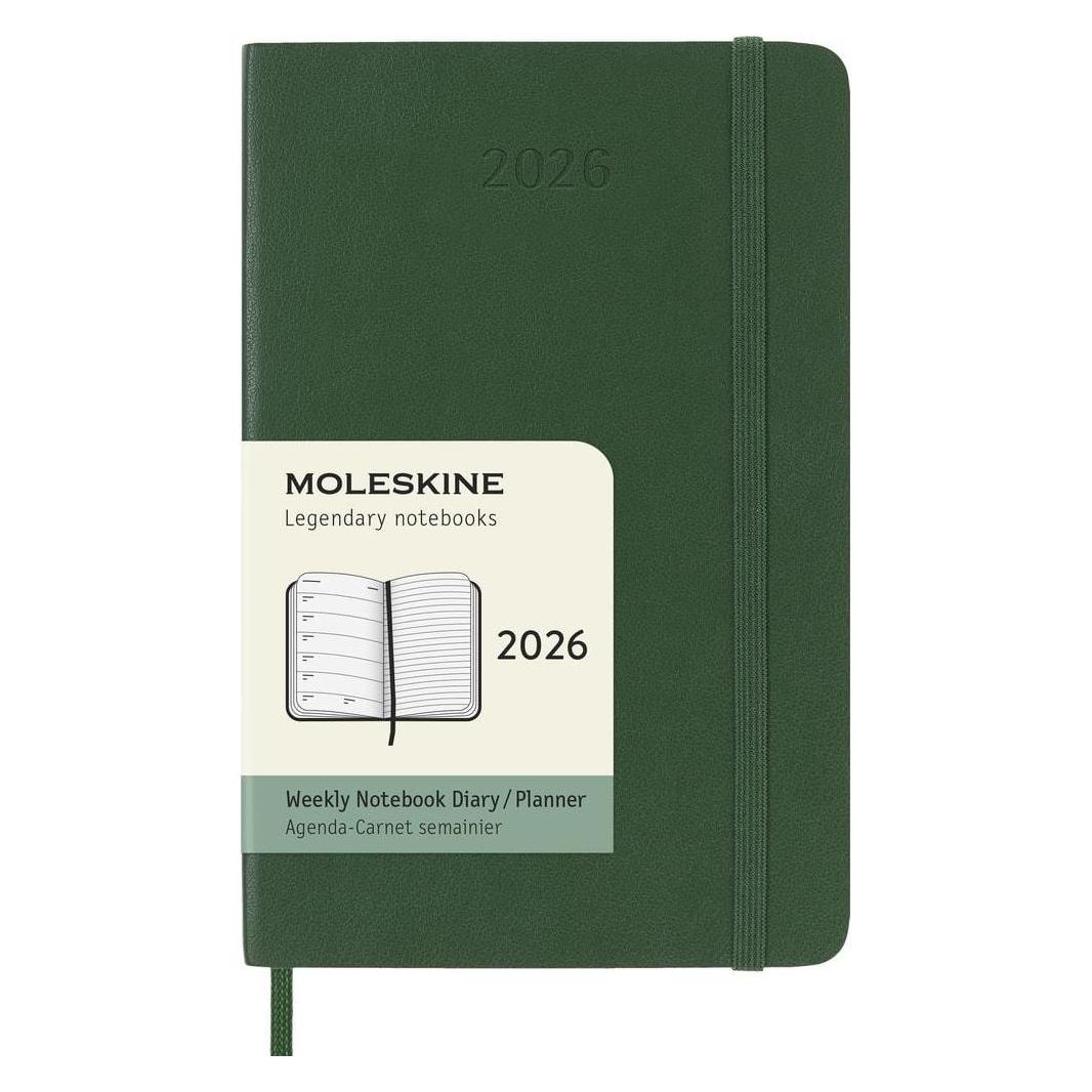 Moleskine Wochen-Notizkalender (Pocket, 1 Woche / 1 Seite) (DSK1512WN2Y26)
