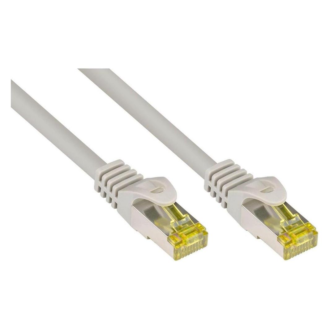 Varia SO-34532 - Patchkabel Cat.7, S/FTP, 0.25m, grau (PiMF, CAT7, 0.25 m) (SO-34532)